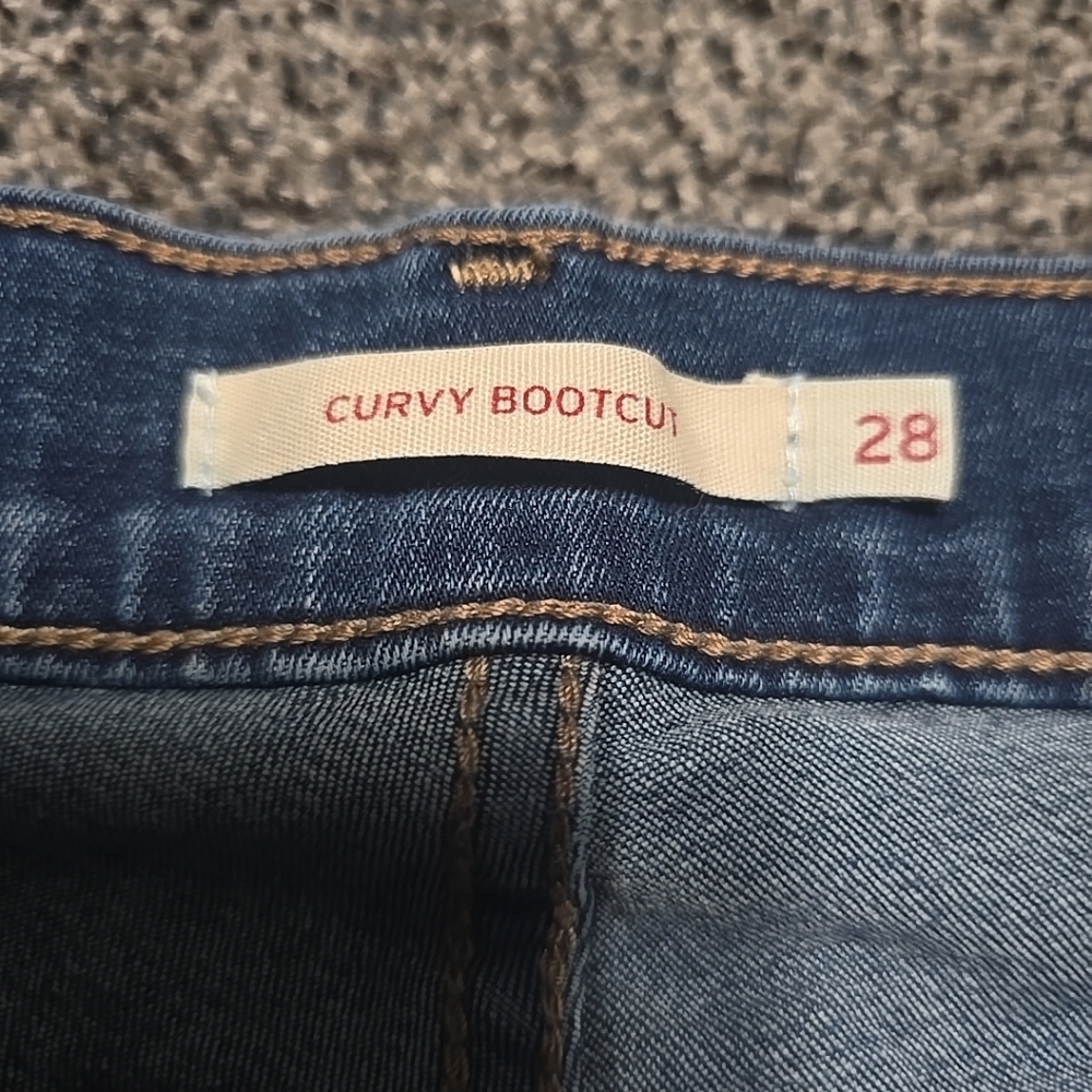 Levi Curvy Bootcut Jeans, Womens Size 28, Medium Wash - Picture 12 of 14